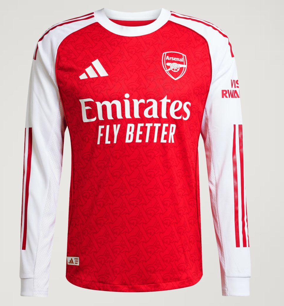 Maillot manches longues Domicile Arsenal 25/26 Authentique Prix