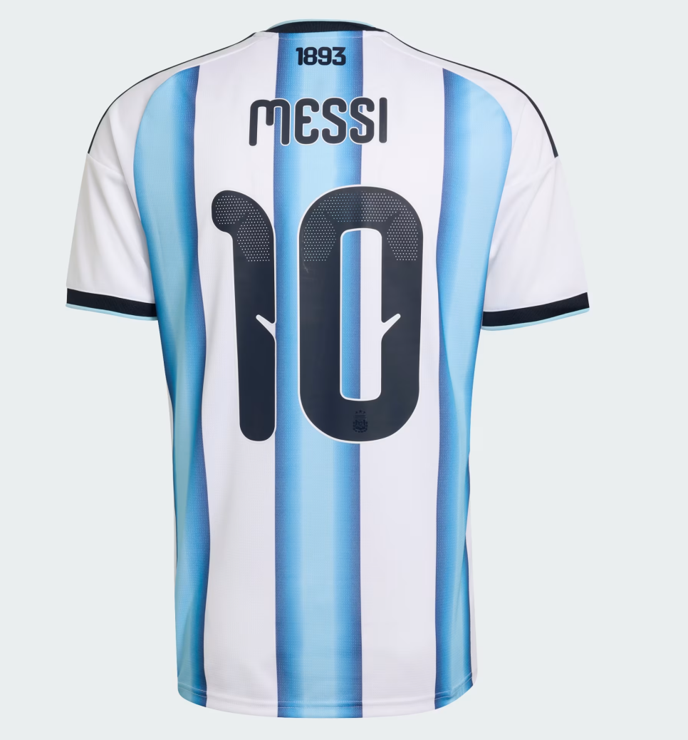 Maillot Domicile Argentine 26 Messi