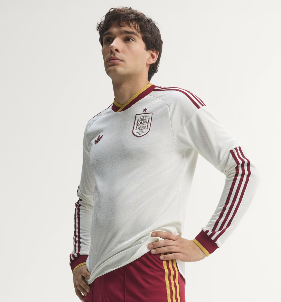 Maillot manches longues Extérieur Espagne 26 Authentique