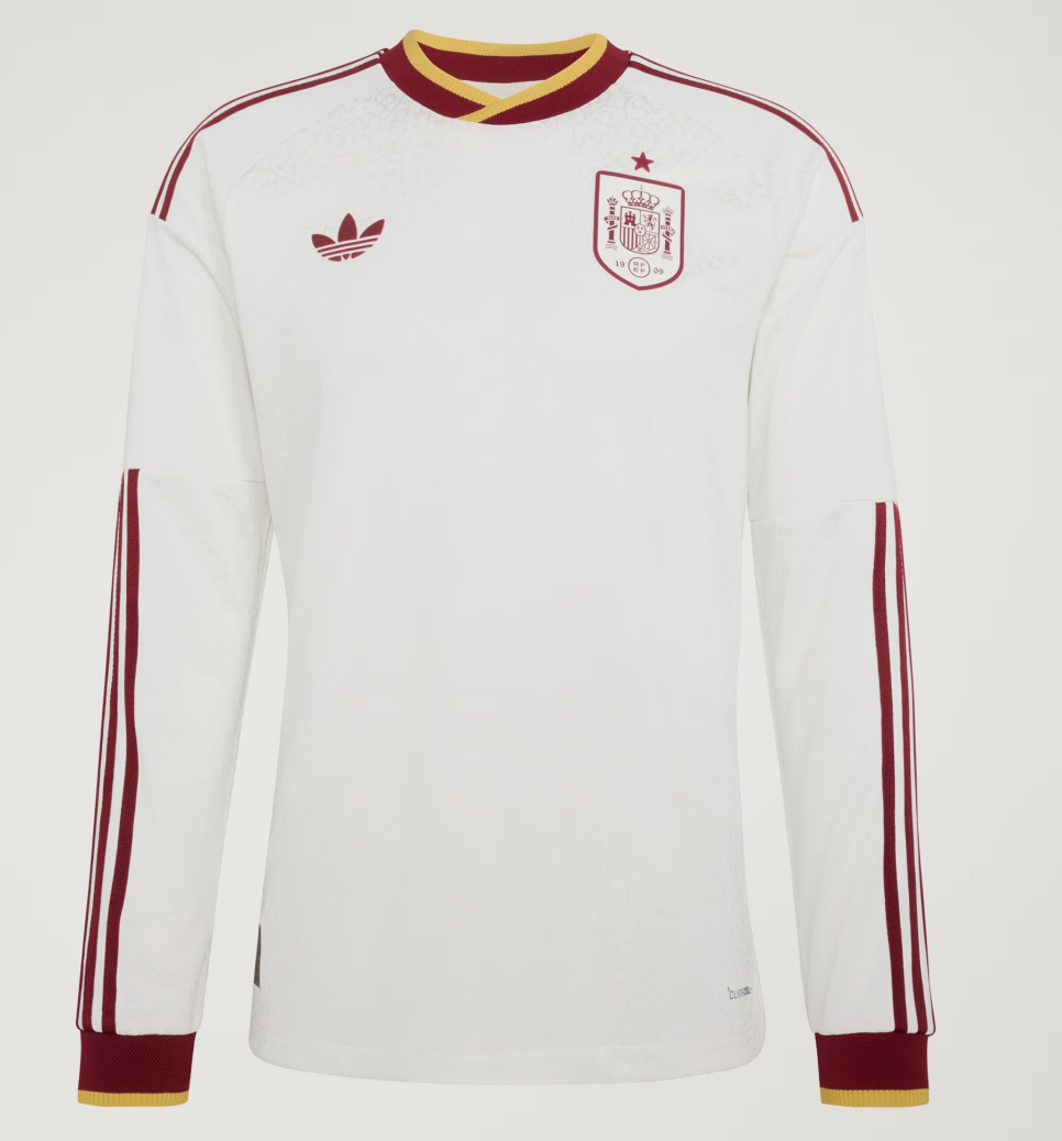 Maillot manches longues Extérieur Espagne 26 Authentique