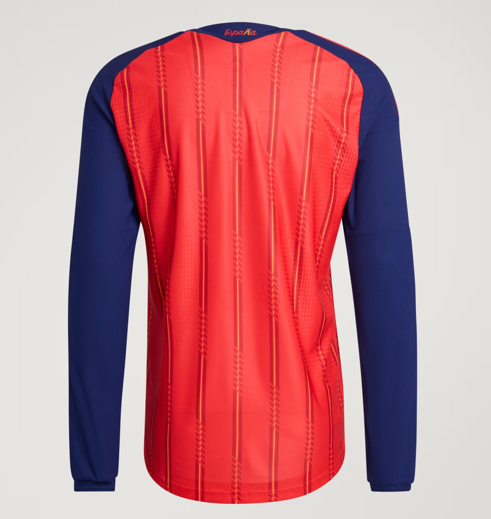 Maillot manches longues Domicile Espagne 26 Authentique