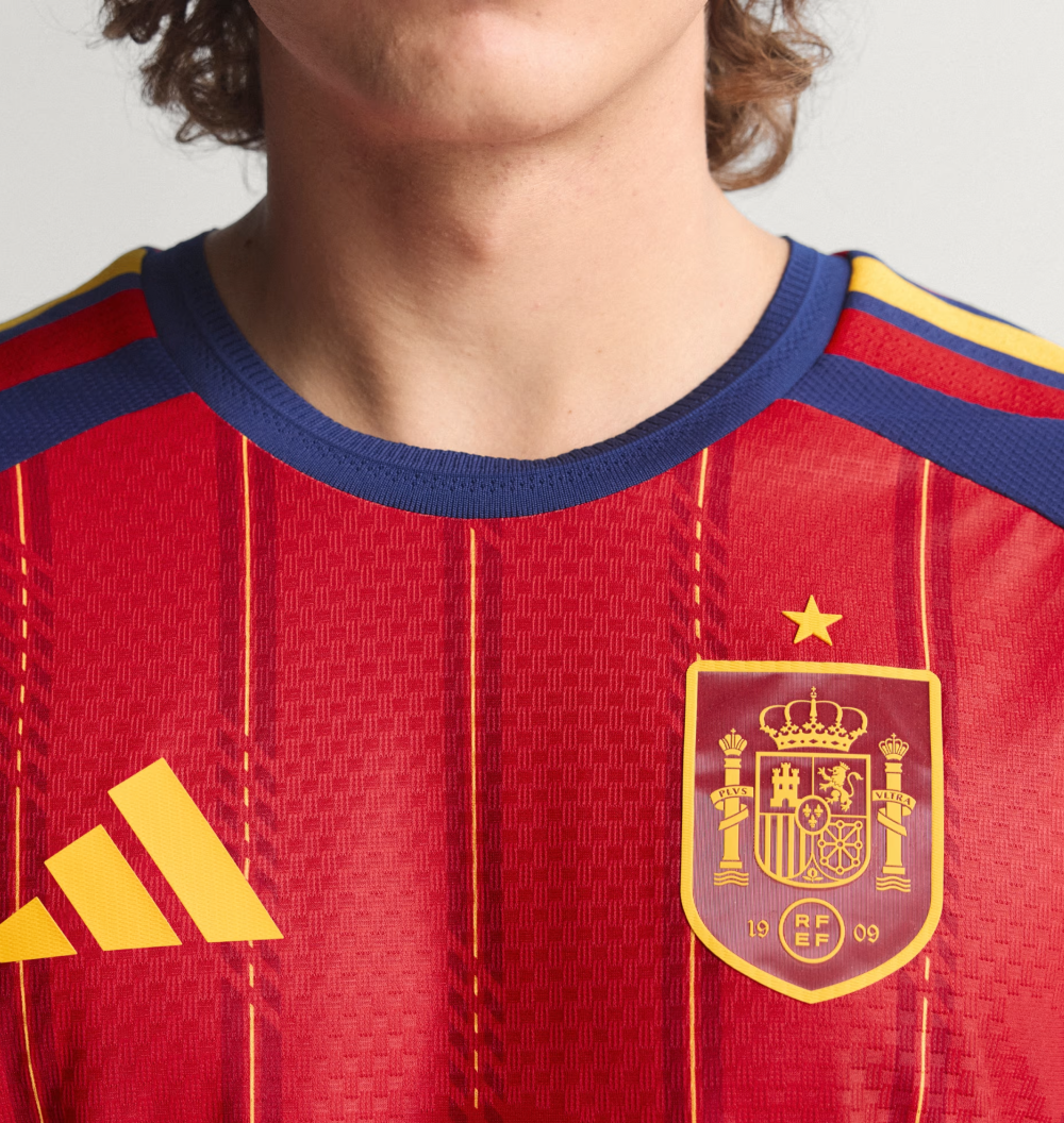 Maillot manches longues Domicile Espagne 26 Authentique