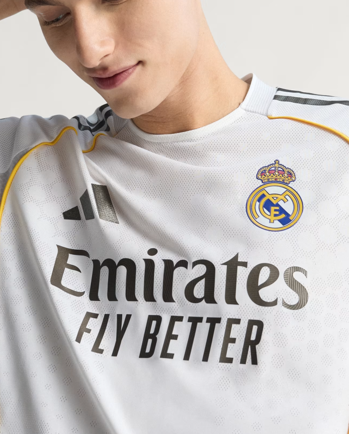Maillot Domicile Real Madrid 25/26 Authentique