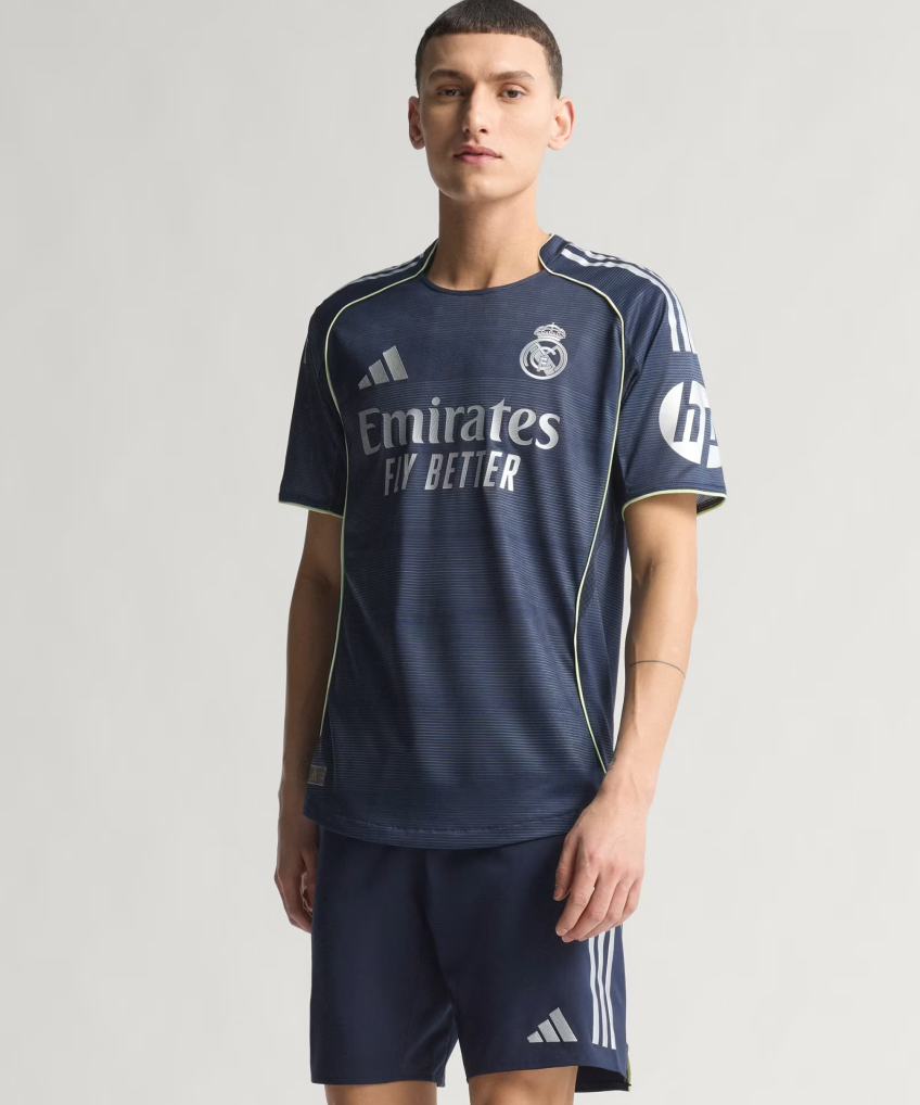 Maillot Extérieur Real Madrid 25/26 Authentique